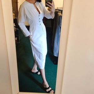 ASOS White Midi Dress